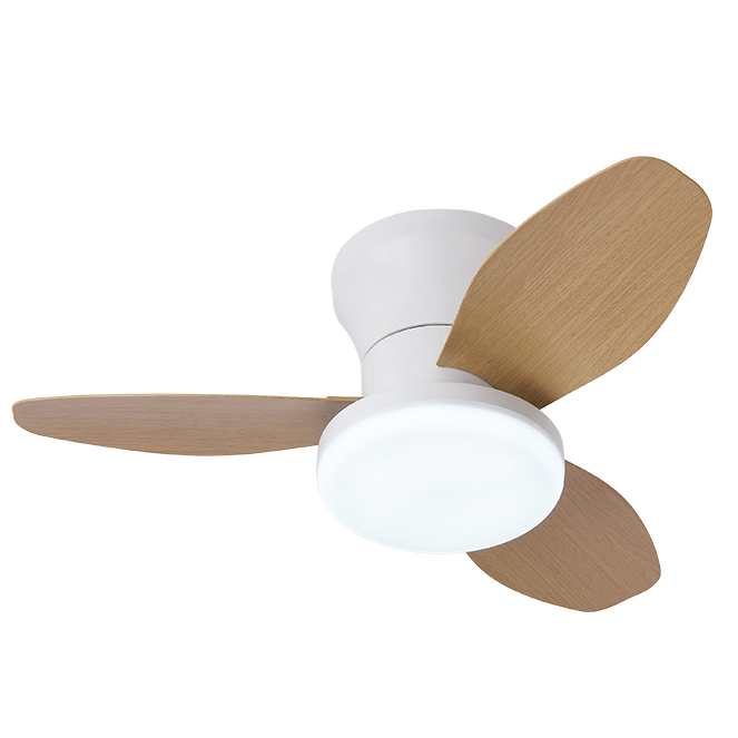 Ventilador DC SFERA oro, 4 aspas retráctiles, 72W LED 3000|4000|6000K, Al.45xD.108/50cm