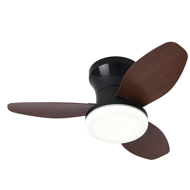 Ventilador DC SFERA blanco, 4 aspas retráctiles, 72W LED 3000|4000|6000K, Al.45xD.108/50cm