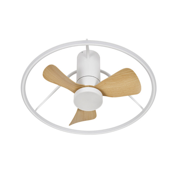 Ventilador Dc Oporto 46w Blan/haya 3asp.66d 4600lm 3000-4000-6500k 6vel Remot,tempo,3int.rg